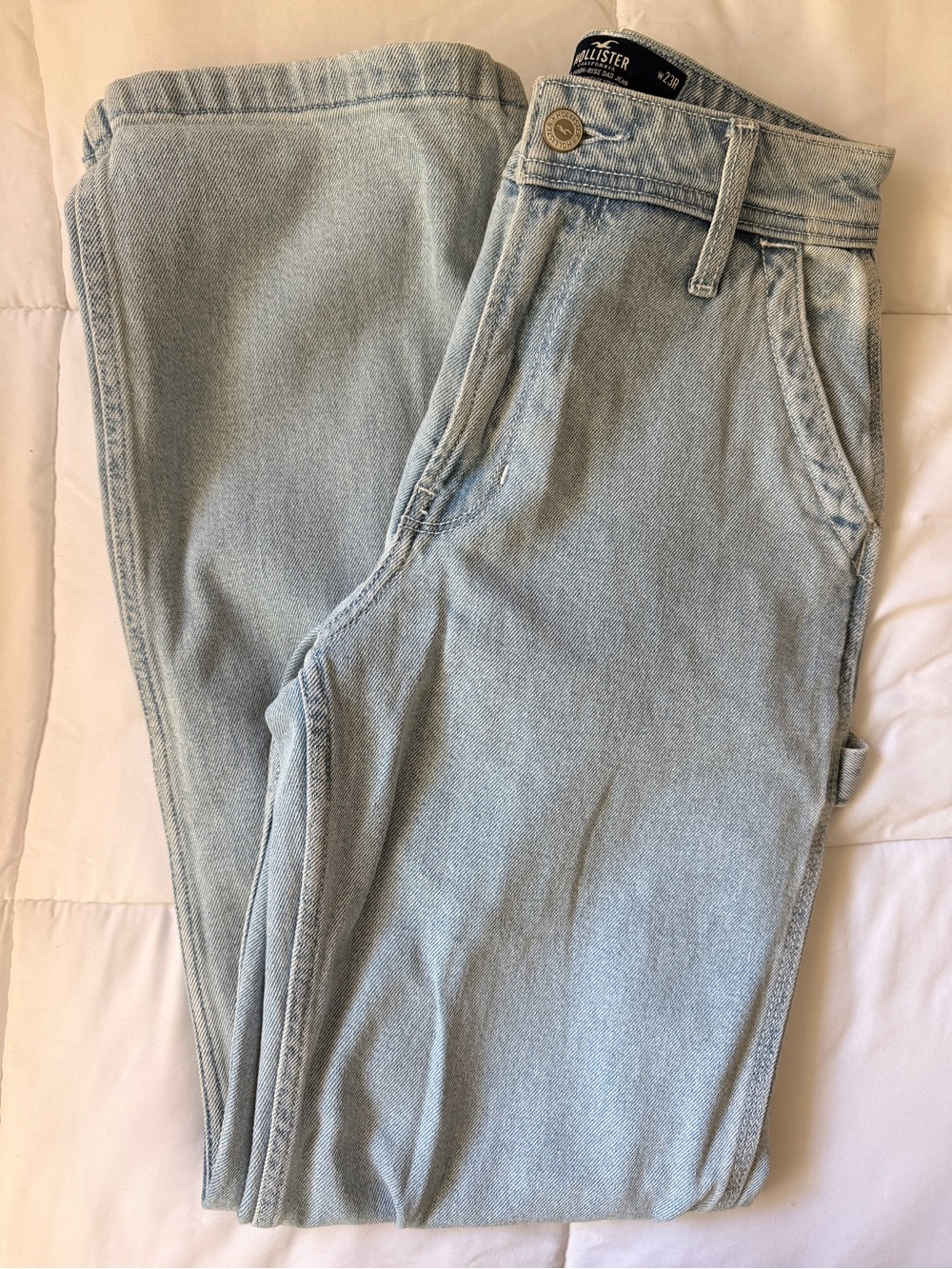 Hollister Pale Blue High-Rise Jeans